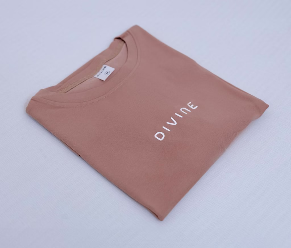 Divine Unisex T-shirt Brown