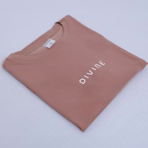 Divine Unisex T-shirt Brown