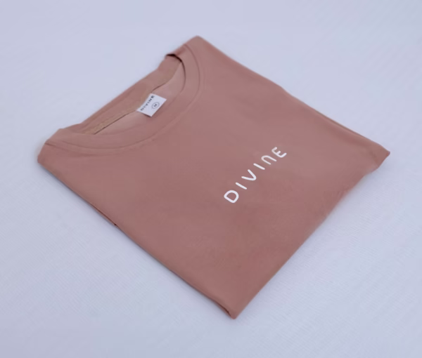 Divine Unisex T-shirt Brown